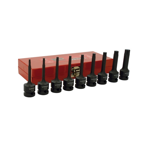 [HC51930] URREA JGO 9 DADO IMP PUNTA TORX 1/2