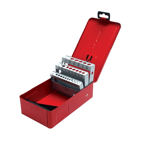 [HC51055] URREA CAJA METALICA PARA 29 BROCAS