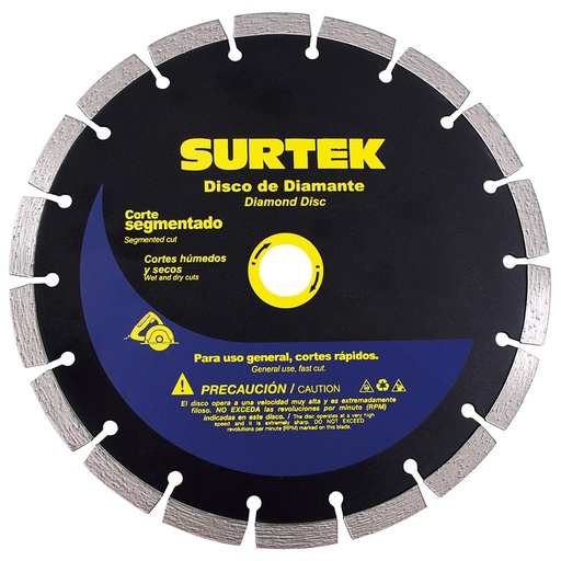 [HC51741] SURTEK DISCO DIAMAN 7" CTE SEGMENTADO