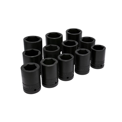 [HC51948] URREA JGO DADOS 1" 1-3/8A2-3/16" 10000L 12PZ 6PT LARG IMP